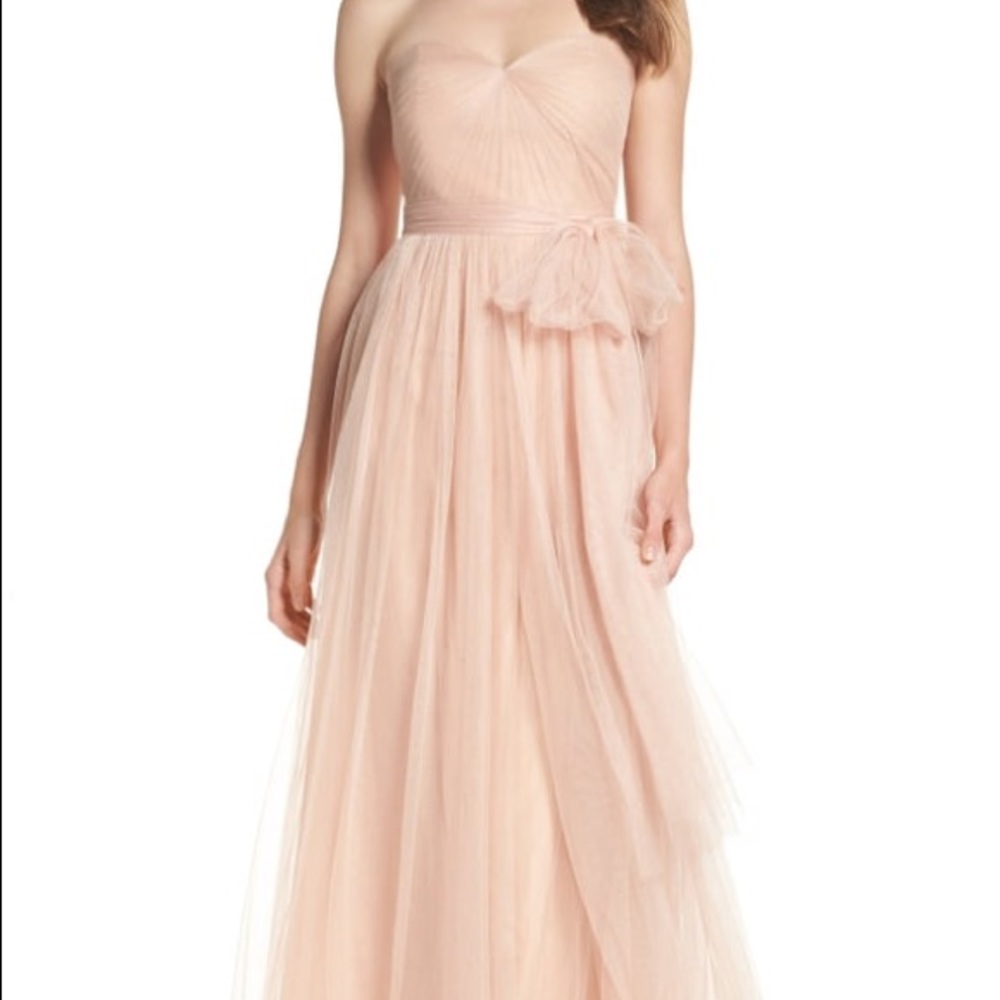 Jenny Yoo Annabelle dress in Cameo Pink